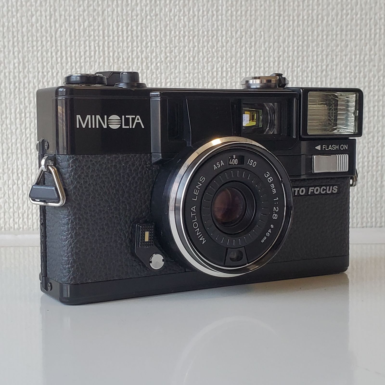 通電 基本動作 ミノルタ minolta HI-MATIC AF2 ハイマチックAF2 38mm f|2.8 オートフォーカス 35mm フィルムカメラ