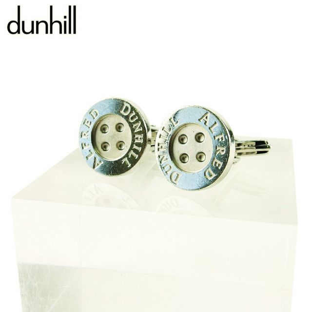ダンヒル カフス カフリンクス メンズ スウィヴル式 ボタンデザイン シルバー シルバー925 dunhill T19796