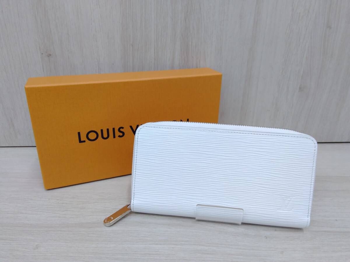 ルイヴィトン LOUIS VUITTON エピ ジッピー ウォレット ホワイト 財布 M83632 箱 保存袋 鑑定書付
