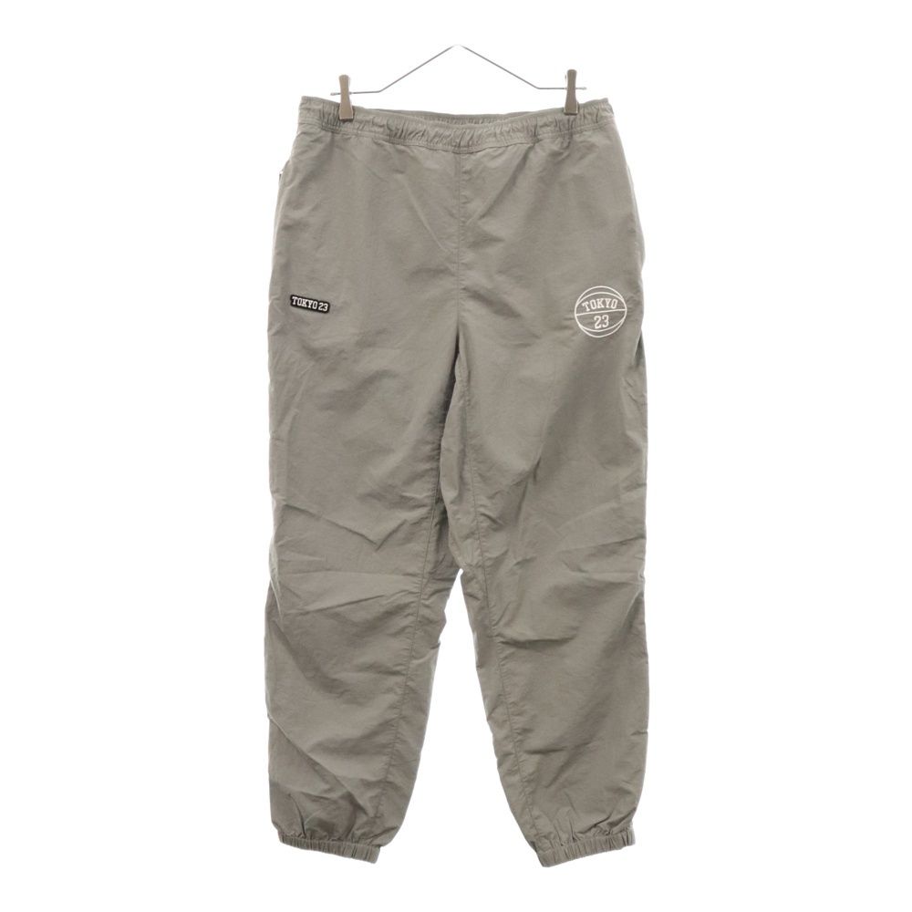 TOKYO23  (トウキョウニジュウサン) ロゴ ワッペン ナイロン スウェット トラックパンツ グレー