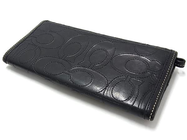 COACH コーチ 長財布 ラウンドファスナー レザー ダークデニムブルー 納品書付 並行輸入 コーチ 長財布(ラウンドファスナー) COACH リファインド