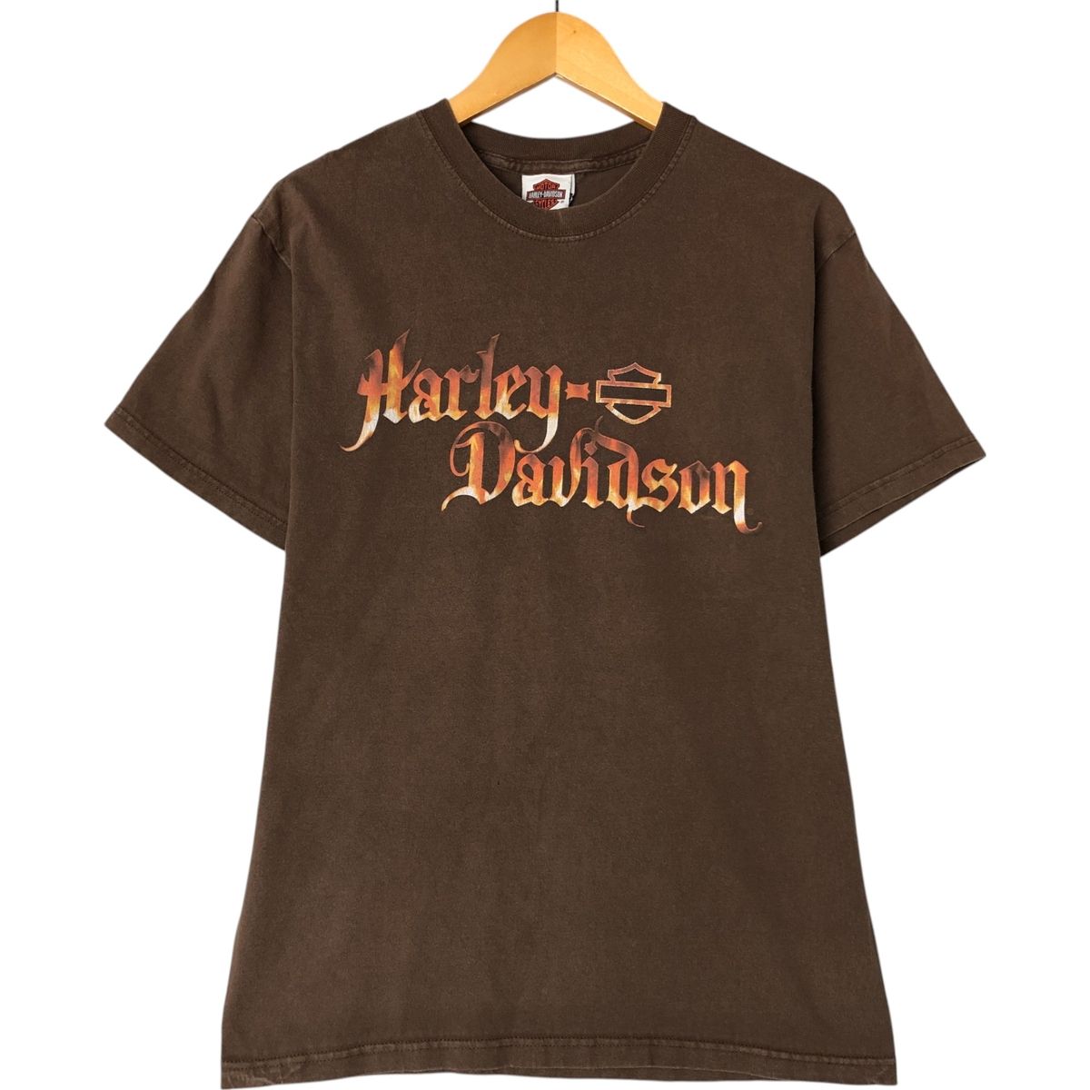 古着 ハーレーダビッドソン Harley-Davidson Hanes BEEFY-T モーターサイクル バイクTシャツ メンズM相当|eaa556191