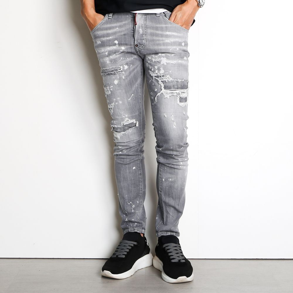 国内正規品】【DSQUARED2/ディースクエアード】Skater Jean / スケーター ジーンズ / S71LB0975/  S30260【メンズ】【送料無料】 - メルカリ