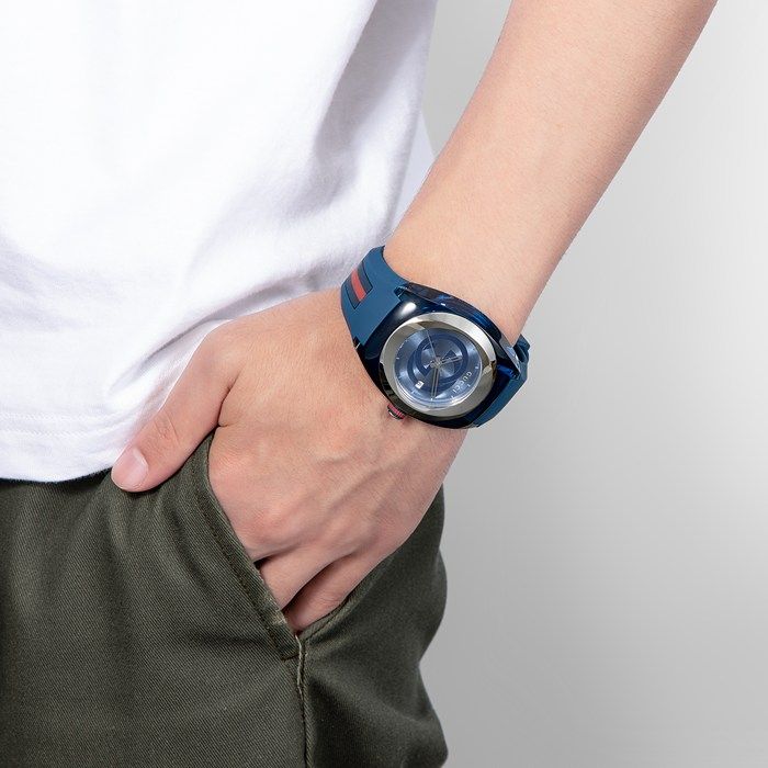 グッチ GUCCI 腕時計 シンク YA137104A インターロッキングG サンレイ  