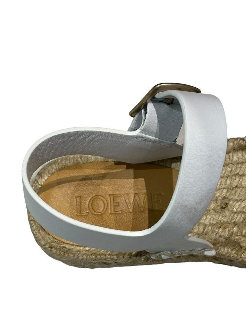 ⭐️未使用⭐️ ロエベ　アナグラム　エスパドリーユ　サンダル　アンクルストラップ 未使用⭐️LOEWE ロエベ エスパドリーユ アナグラム サンダル