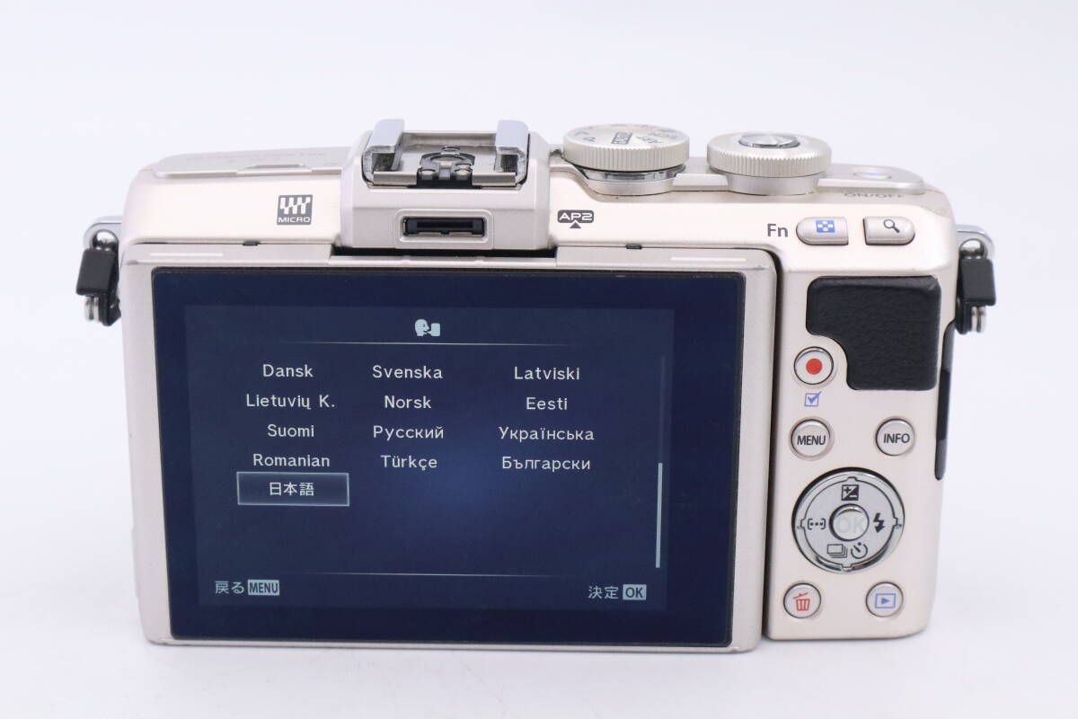  OLYMPUS PEN Lite E PL 7 オリンパス ミラーレス一眼 シルバー f 10708 ミラーレス一眼 デジタルカメラ
