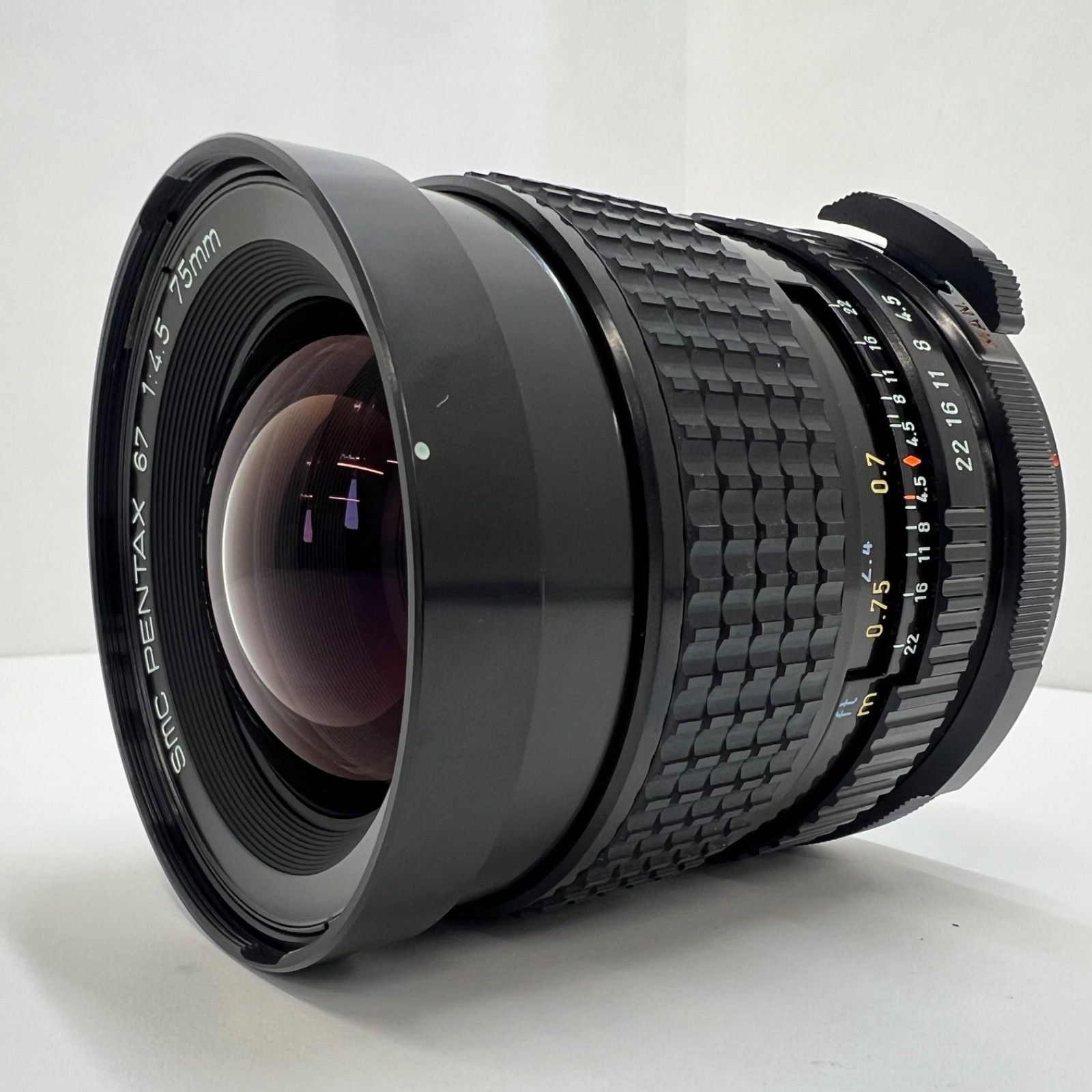 2 000039 smc PENTAX 67 75 mm F 4 5 ペンタックス レンズ(単焦点) カメラ