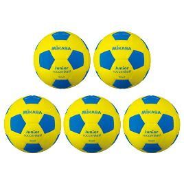 スマイルサッカー軽量４号 青 ５個 SF4J-YBL*5 ミカサ