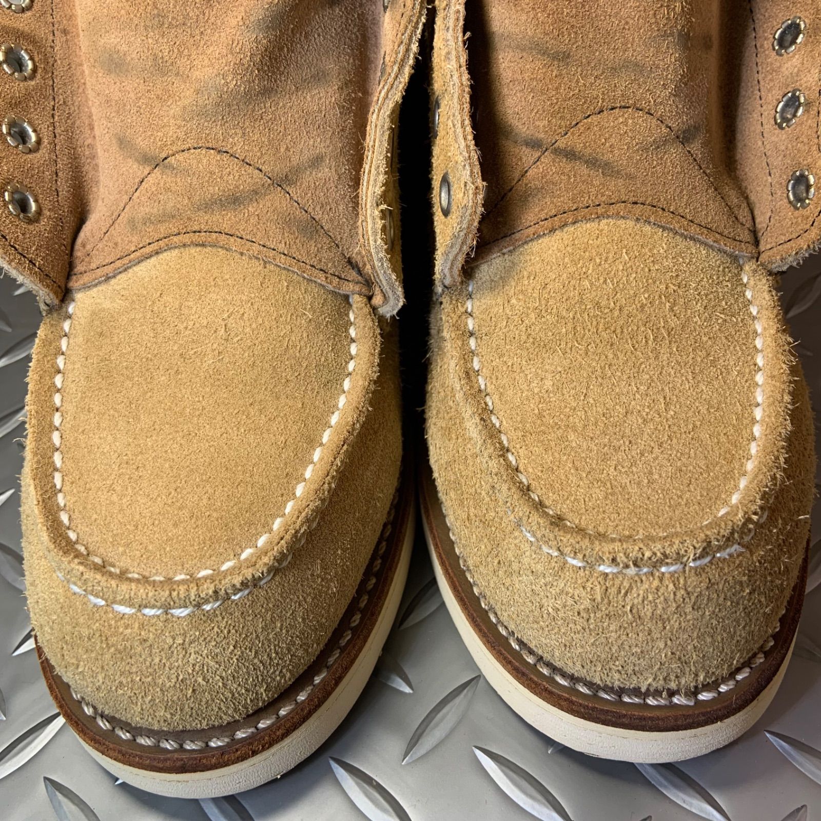 ☆REDWING 8173 モックトゥワークブーツ 1999年製 四角犬タグ ☆REDWING 8173 モックトゥワークブーツ 1999年製 四角犬タグ