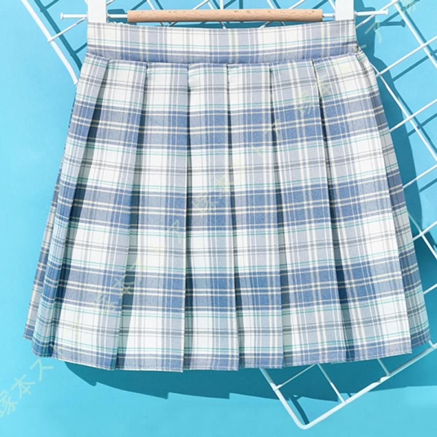 JKスカート キッズ 子供用 ウエストゴム チェック柄 プリーツスカート ガールズ スクール 制服 学生制服 女の子 ショートス カート aライン 子ども服 kkksmd