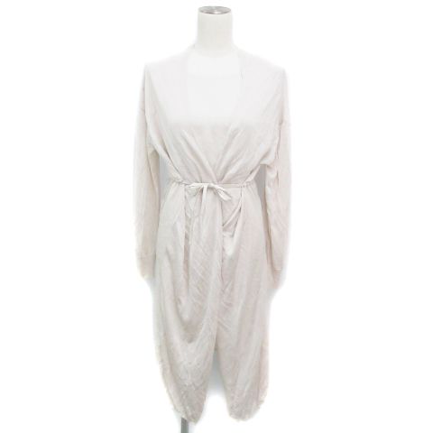 アルアバイル allureville アンサンブル カーディガン 薄手 ロング丈  