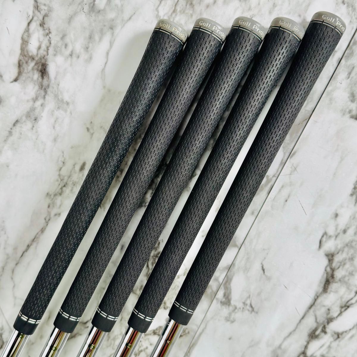 良品】ピン G425 黒ドット メンズアイアンセット 5本 スチール X