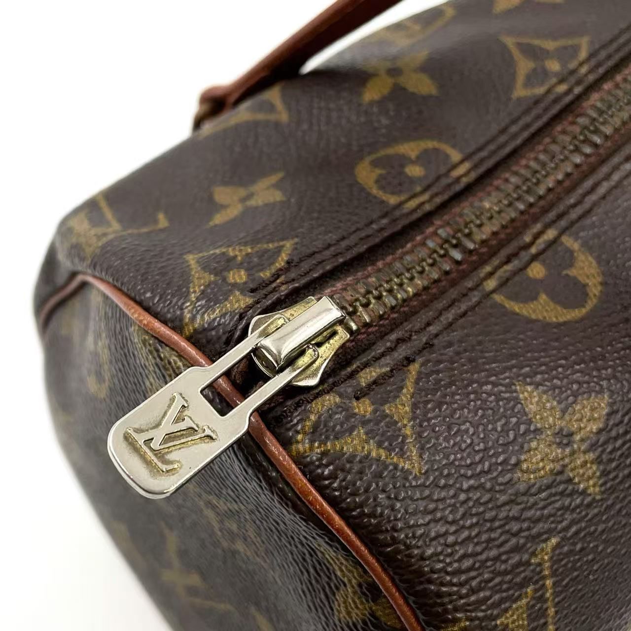 Louis Vuitton 旧型パピヨン26 モノグラム パピヨン26 モノグラム 旧型 ハンドバッグ PVC レザー ブラウン
