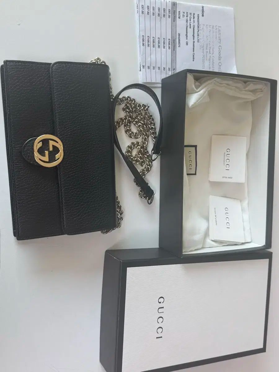 GUCCI グッチ GG インターロッキング ミニ チェーン クロスバッグ