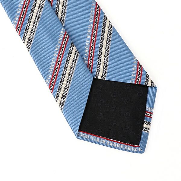 新品 グッチ GUCCI ネクタイ サインアモーレ ニヒル ブルー - メルカリ 