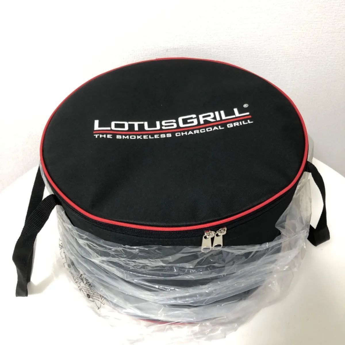 Lotus grill(ロータスグリル) G340 お試し炭付 レッド G-RO-34P