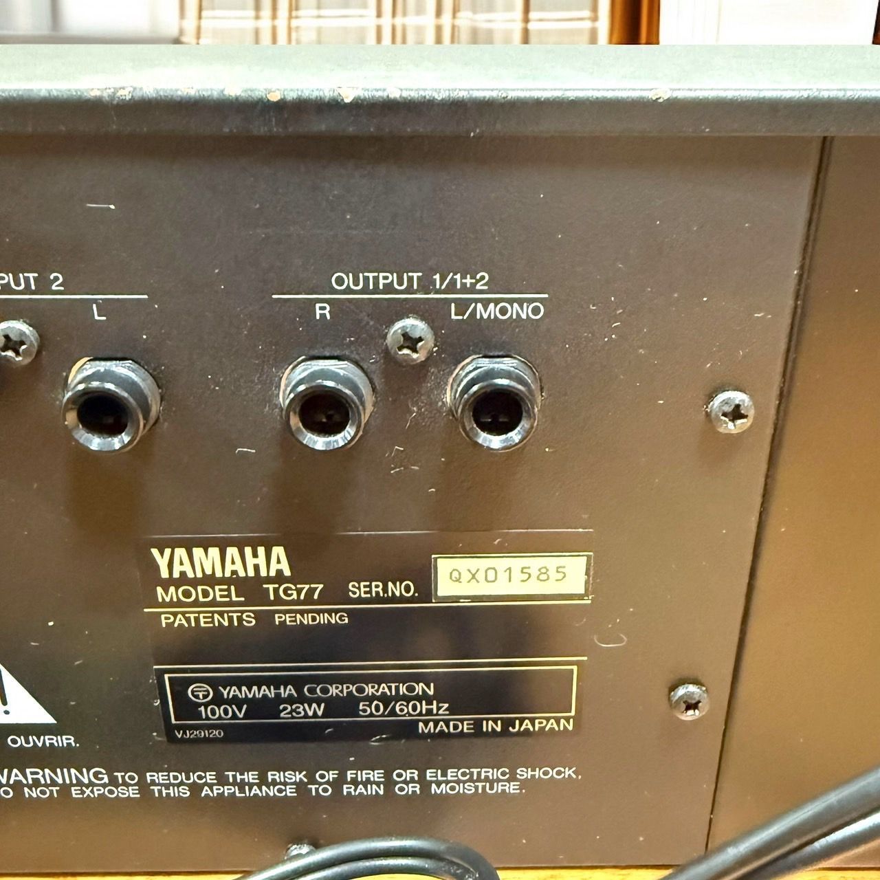 ☆送料無料 美品 YAMAHA ヤマハ TG77 音源モジュール