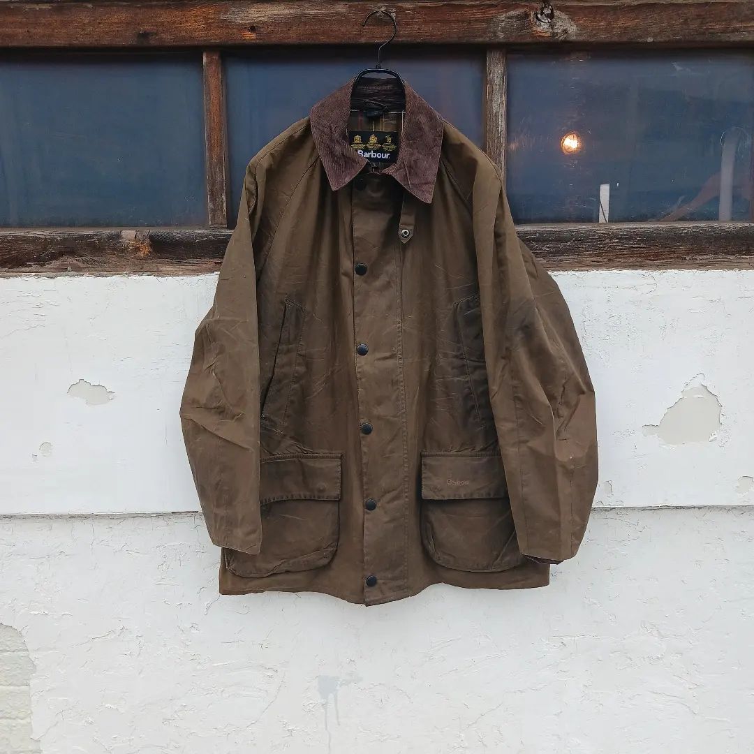 3クラウン Barbour BRISTOL Lサイズ カーキ ブラウン オイルド 3クラウン Barbour BRISTOL Lサイズ カーキ ブラウン オイルド