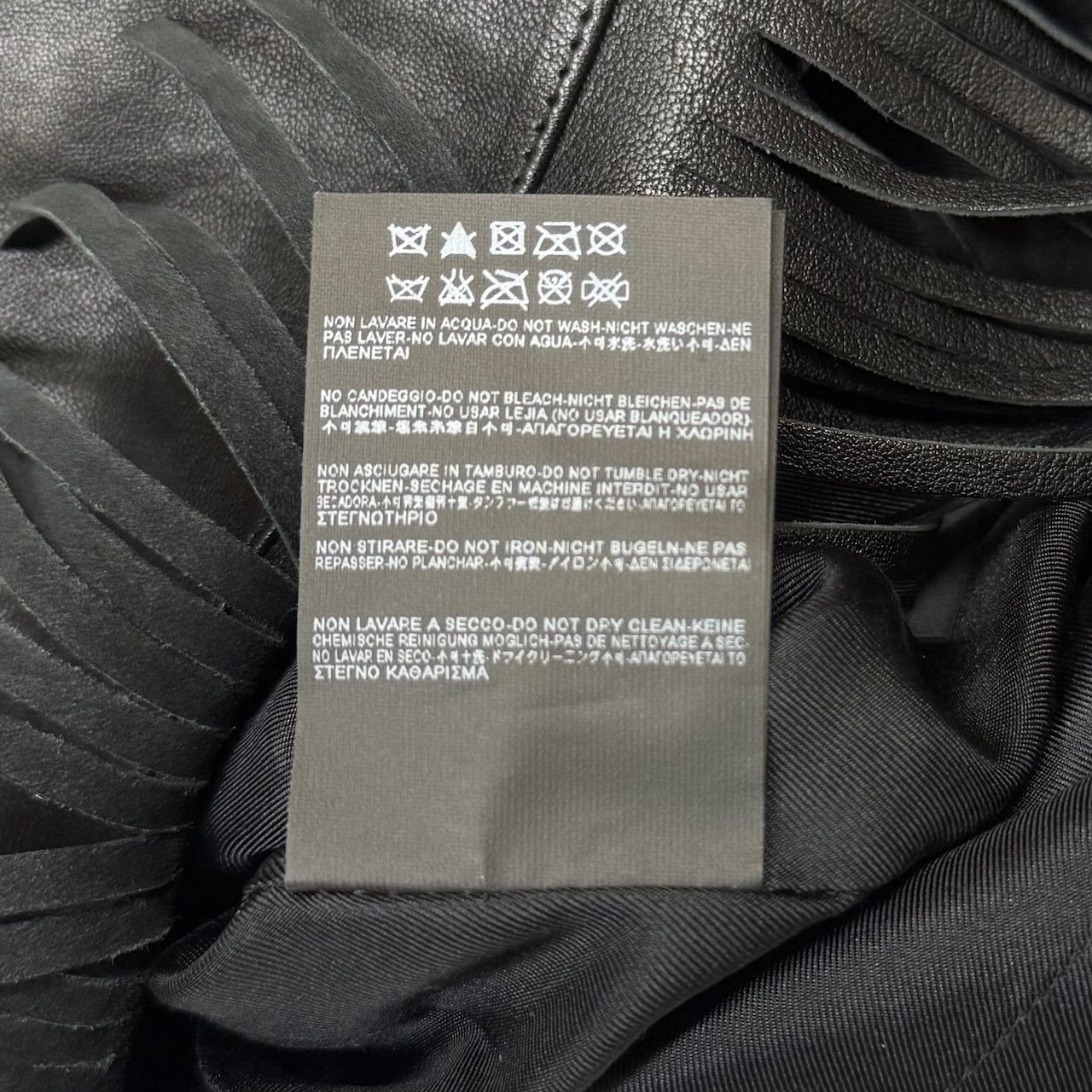 SAINT LAURENT PARIS 15SS エディ期 フリンジレザージャケット