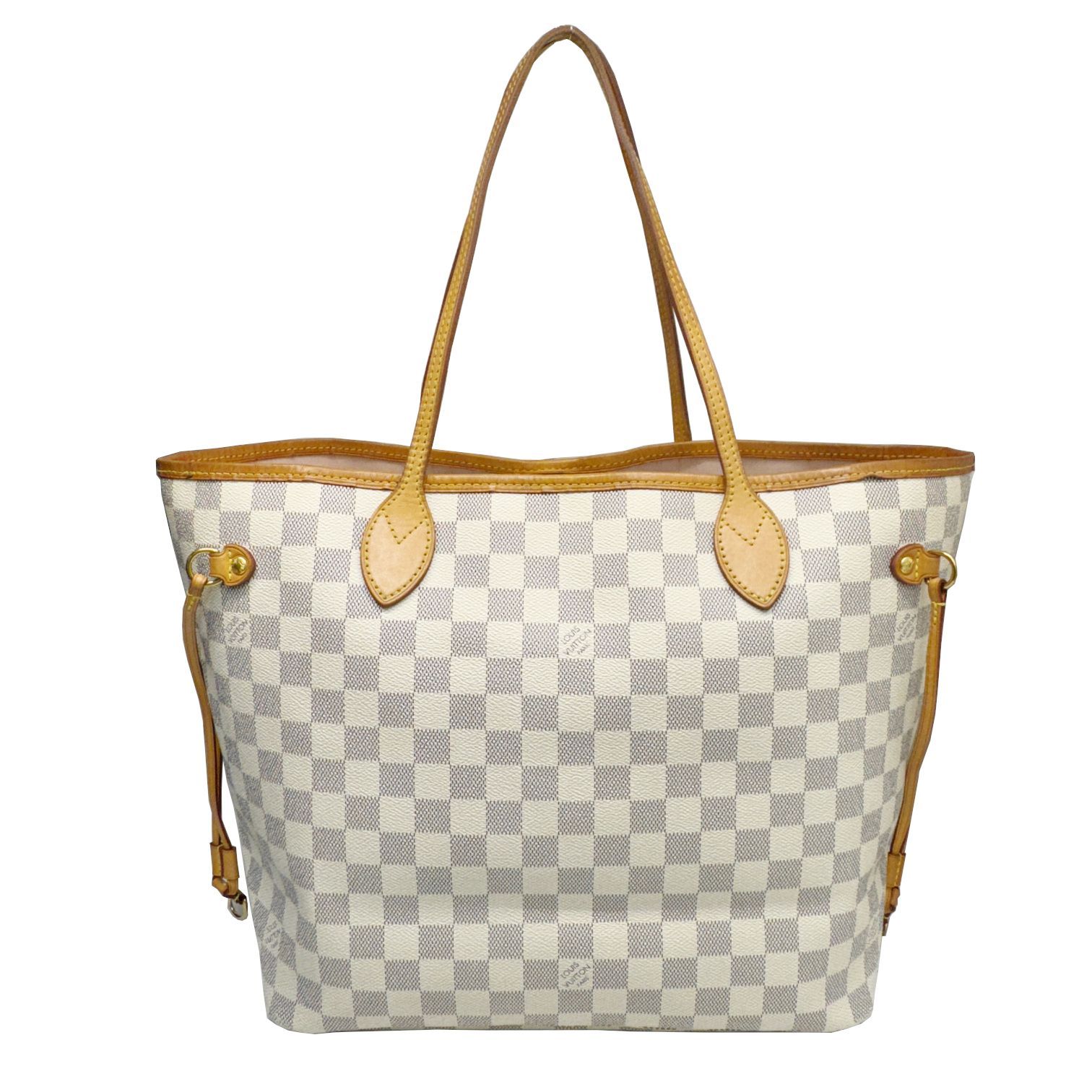 LOUIS VUITTON ルイ ヴィトン ネヴァーフルMM ポーチ付 ダミエ 