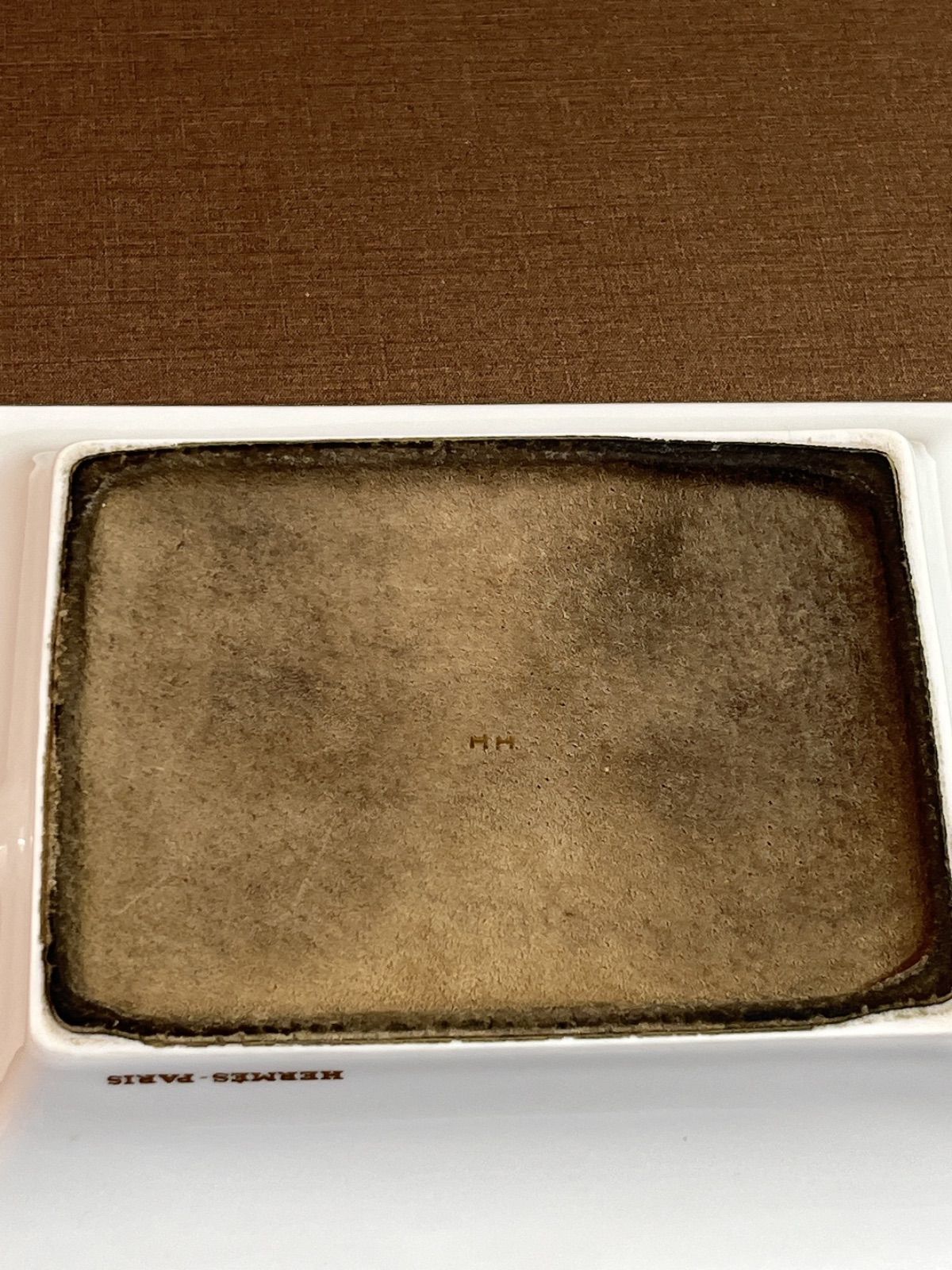 HERMES エルメス アッシュトレイ 灰皿　 王者の虎　陶器