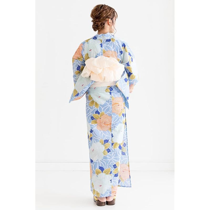 【新品】 KYOETSU キョウエツ 花柄 浴衣セット 6点セット 変わり織 Amazon | [KYOETSU] [キョウエツ] 浴衣セット 変わり織 6点