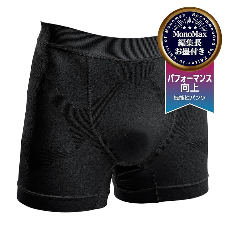 Dr.EAST 男性用DERIT TECH デリットテック SHORT SPATS ゴルフ マラソン パフォーマンス向上 機能性パンツ 締め付けないコンプレッションウェア JP アルファベット M ブラック 0