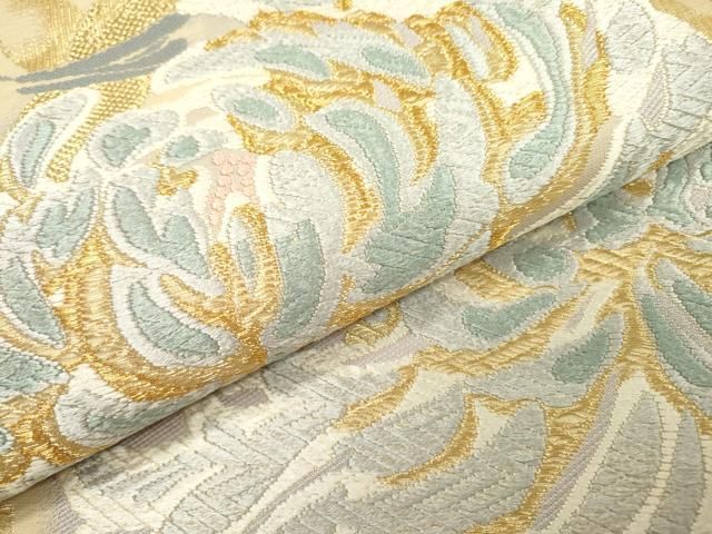 平和屋着物○六通柄袋帯 唐織 乱菊 金糸 正絹 逸品 DAAU9695fe - メルカリ