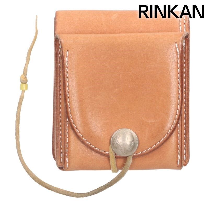 ゴローズ goros レザー ファスナー付き 細長財布 ブラウン ゴローズ