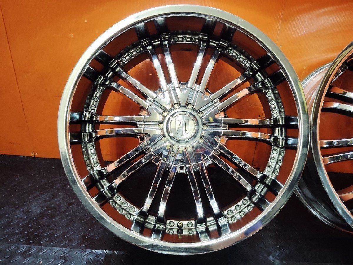 絶品が大集合！ ANHELO アネーロ 社外ホイール 22インチ 4本 9.5J5HPCD150 35 ランクル100 200等 VHP127