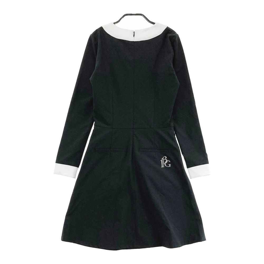 サイズ 1 1PIU1UGUALE3 GOLF GST172 長袖ワンピース ブラック系 240101524023 ゴルフウェア レディース ストスト