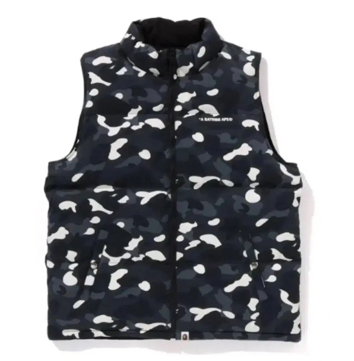 A BATHING APE アベイシングエイプ シティー カモフラ リバーシブル ダウン ダウンジャケット ベスト XL