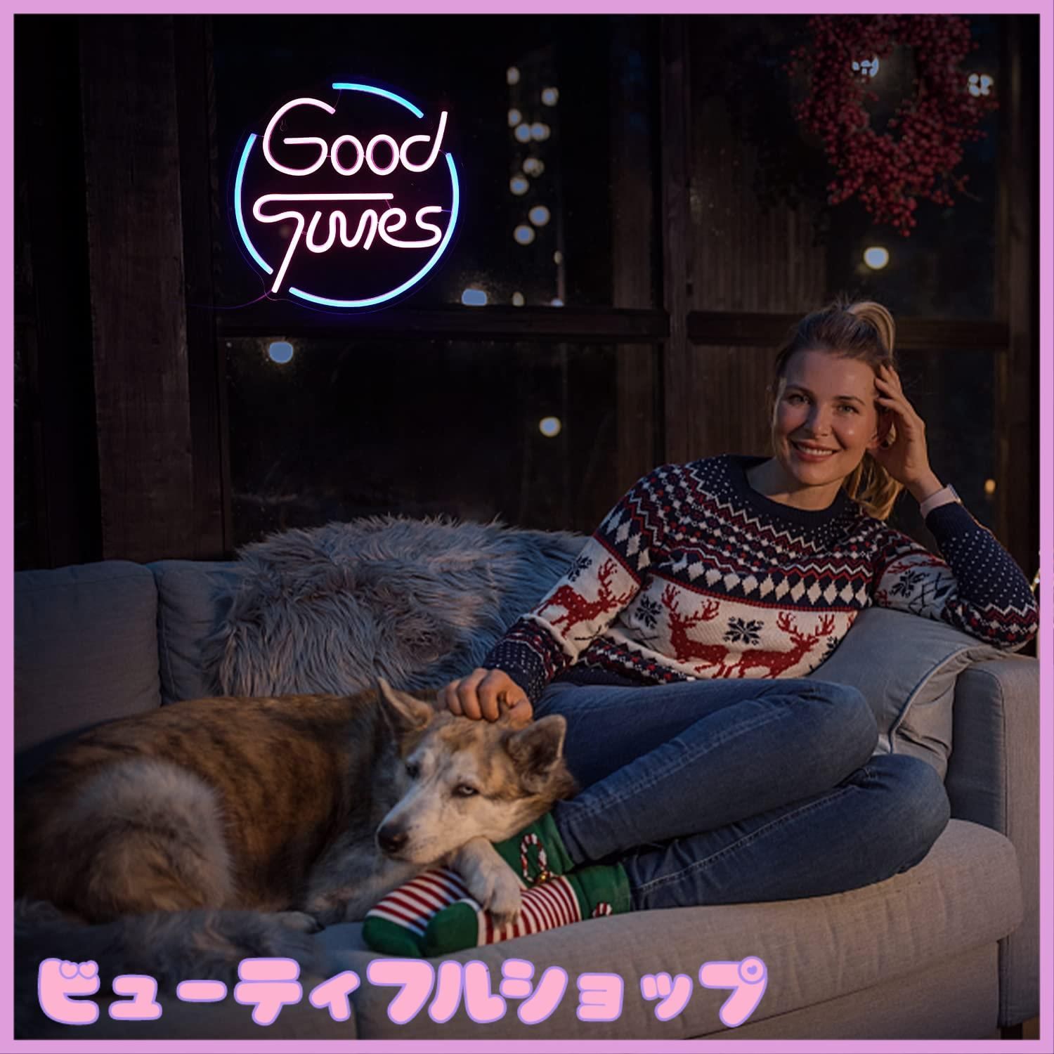 事務・店舗用品 【大安売】Good Times ネオンサイン 壁用ネオンライト 