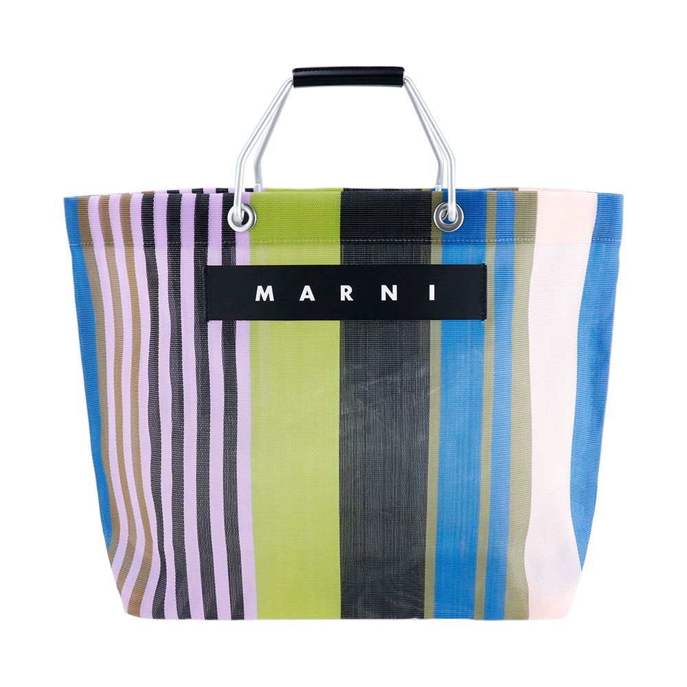 MARNI フラワーカフェ かごバッグ グリーン MARNI マルニ バッグ Marni Market アニマルバスケット グリーン