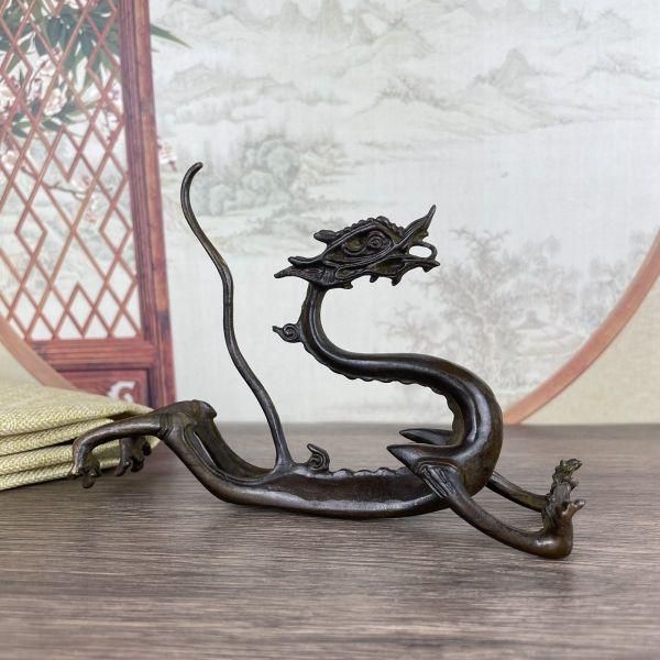 神獣竜置物 銅細工 茶道具 香道具 装飾品 工芸品 美術品 - メルカリ