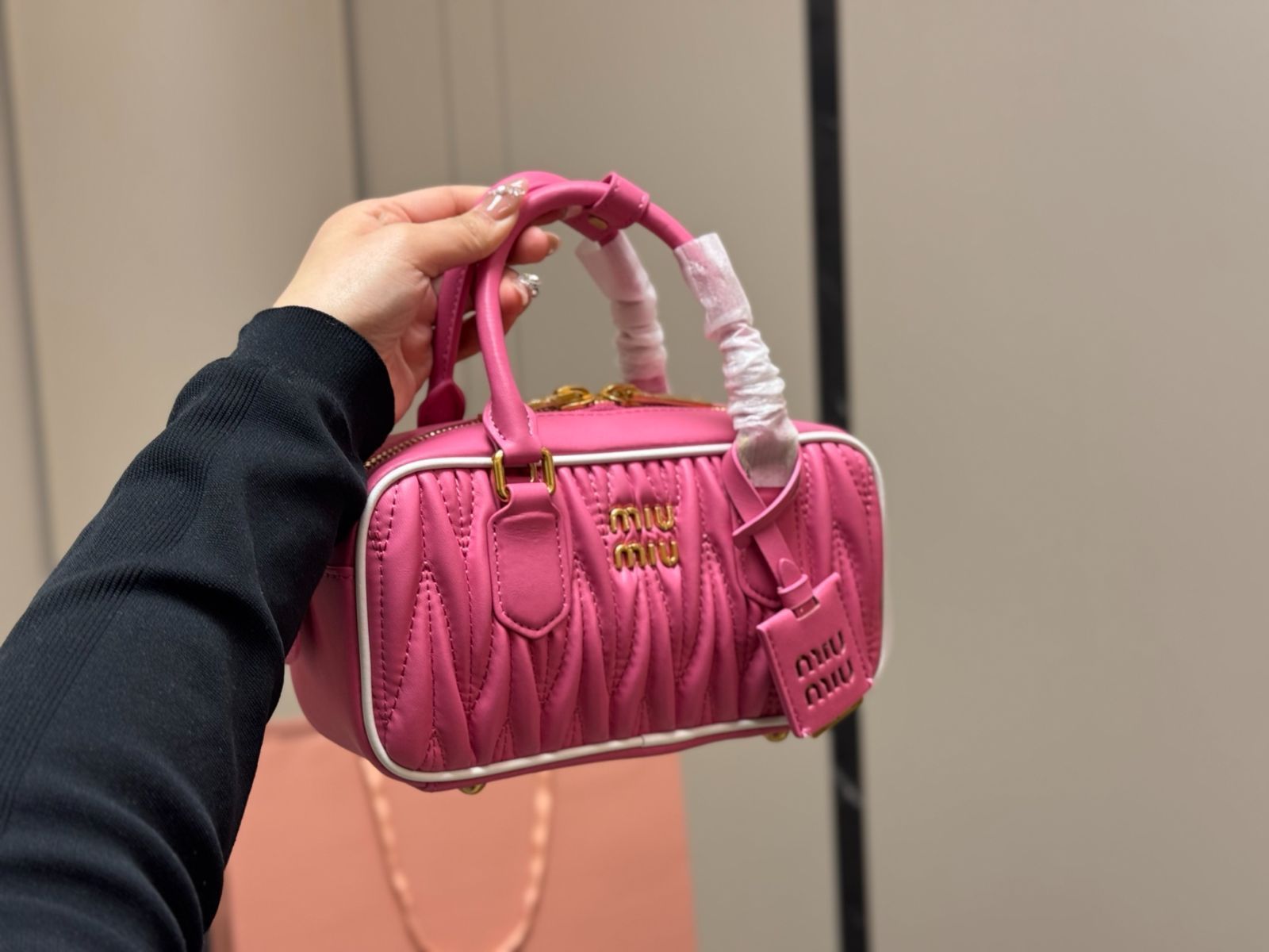 ✨MIU MIU ‎✦ミュウミュウボウリングバッグ ハンドバッグ
