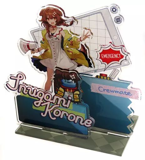 アクリルスタンド アクリルパネル 戌神ころね アクリルジオラマスタンド Among Us×バーチャルYouTuber ホロライブ