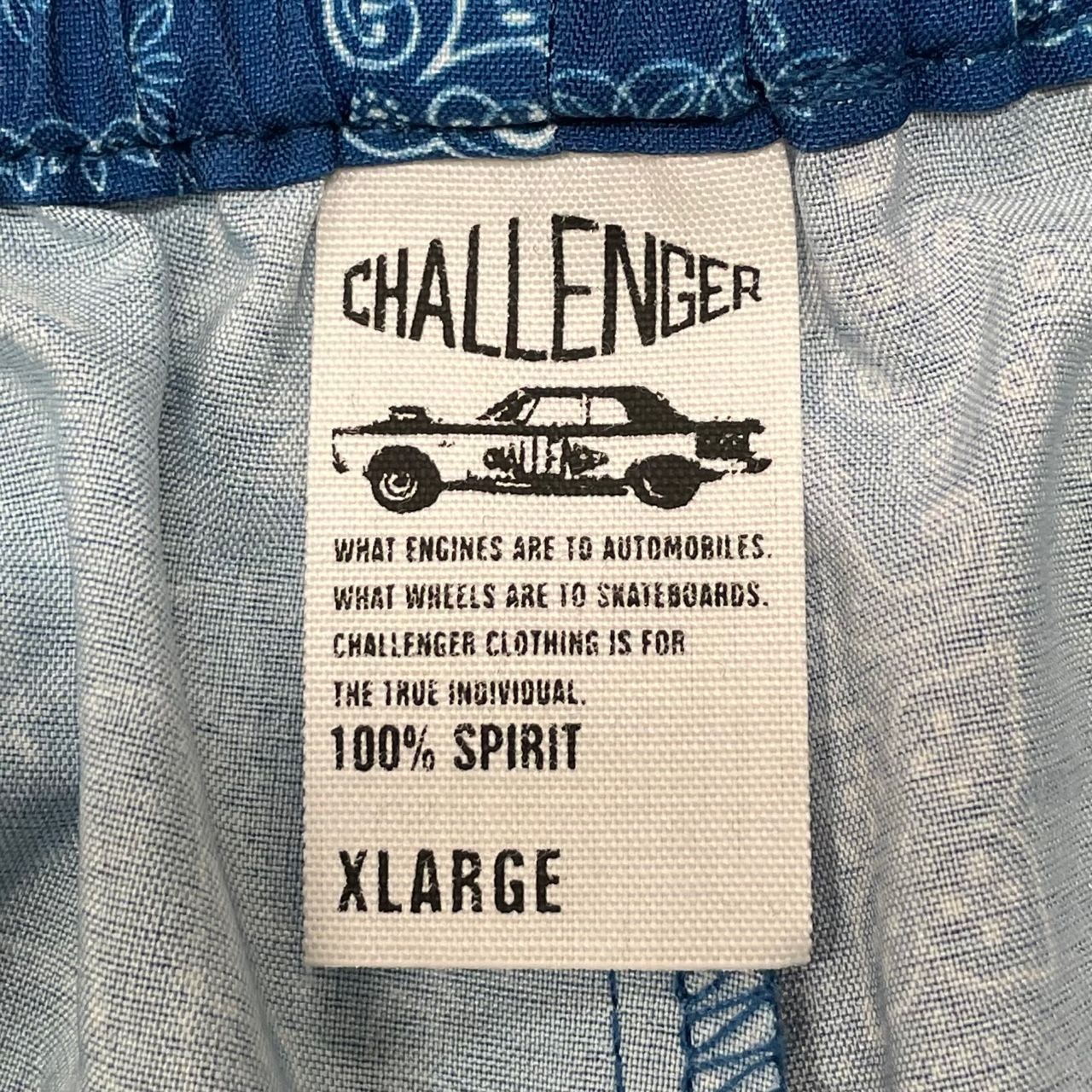 新品 CHALLENGER 22SS BANDANA SHORTS バンダナ イージー ハーフパンツ