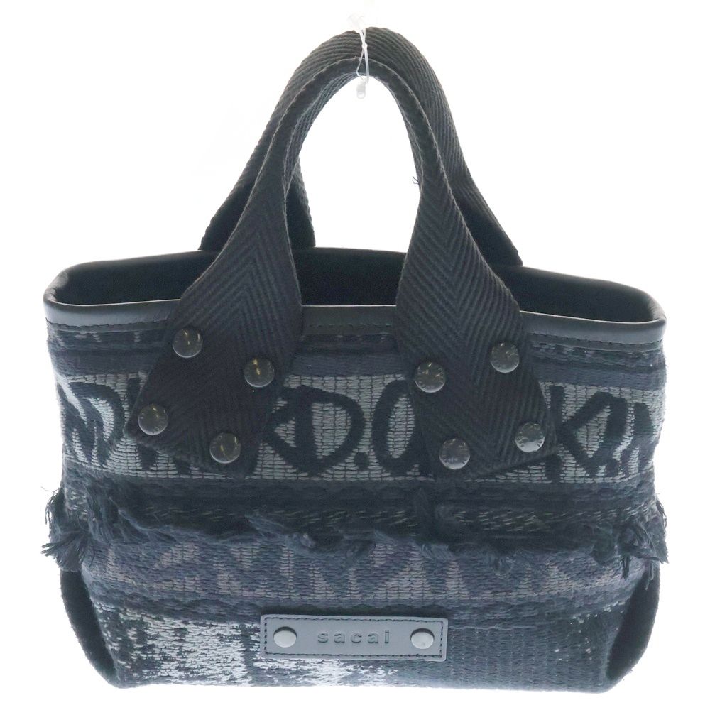 Sacai (サカイ) Eric Haze Jacquard Tote レザーロゴ ジャガード