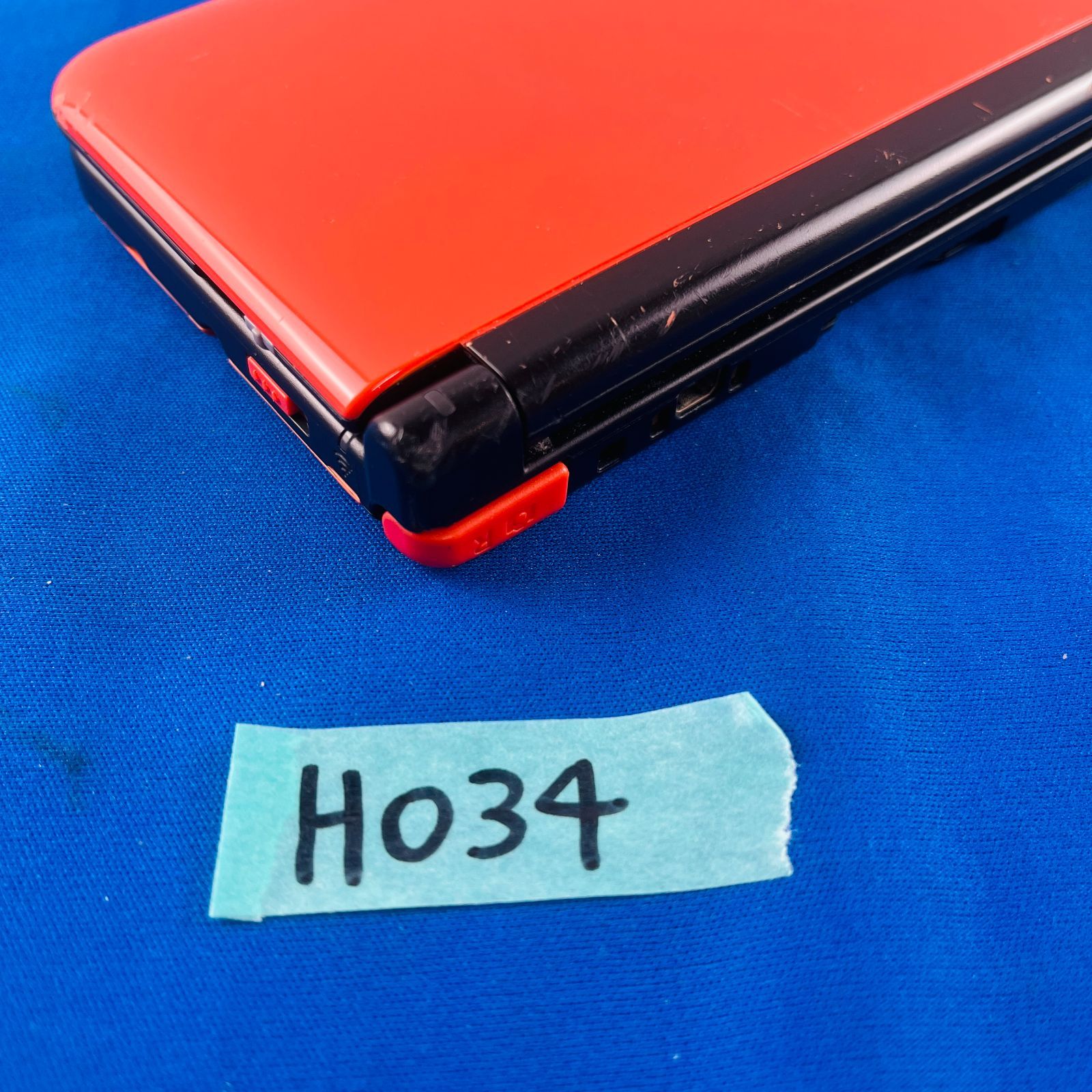 ◇H034【通電OK】ニンテンドー3DS LL 本体 オレンジxブラック 任天堂 