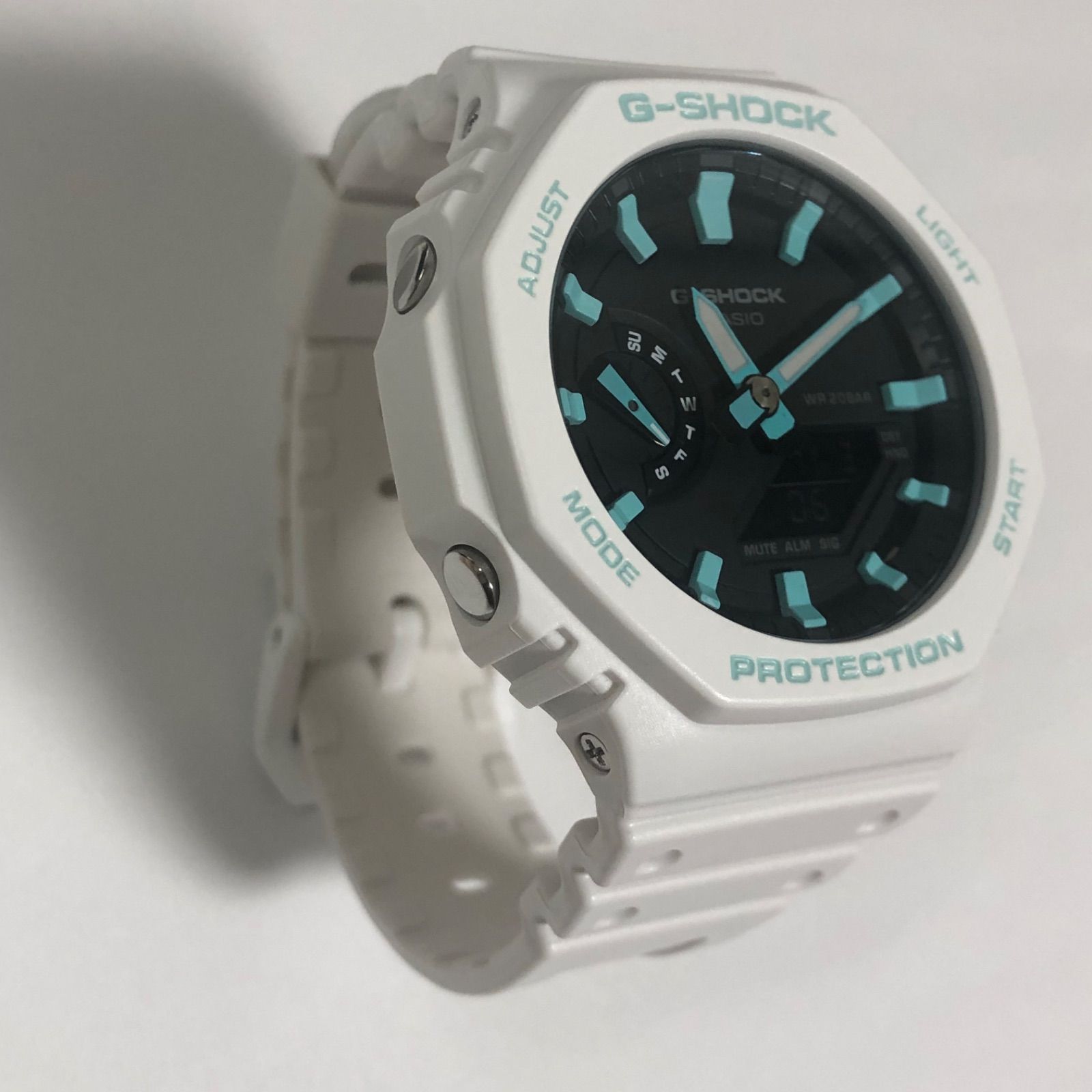 Ga2100-7A gshock カスタムペイント ティファニーブルー - メルカリ