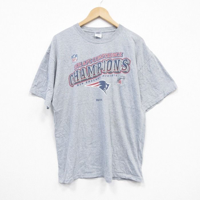 NFL スーパーボウル 2005 ペイトリオッツ イーグルス Tシャツ 古着通販 XL☆古着 半袖 Tシャツ メンズ NFL ニューイングランド