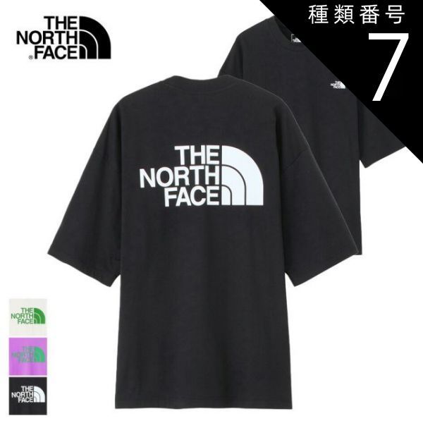 種類7：K(ブラック)/M ザ・ノース・フェイス tシャツ 半袖 the north face NT32434 S/S S CL SCHEME T ショートスリーブシンプルカラースキームティー メール便  ノースフェイス  UVカット ビッグシルエッ