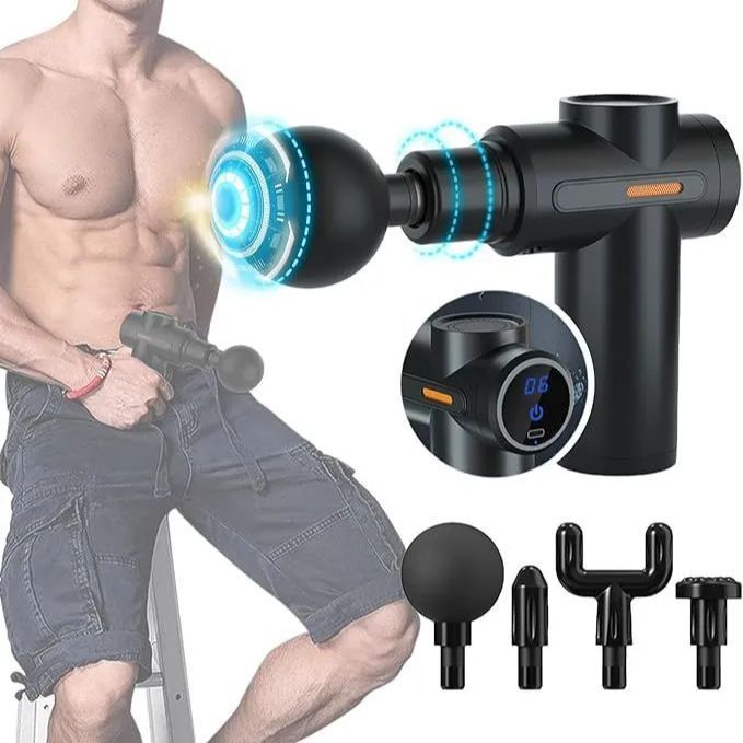 美品】sumiren マッサージガン BX-750 ブラック 筋膜リリースガン 筋膜