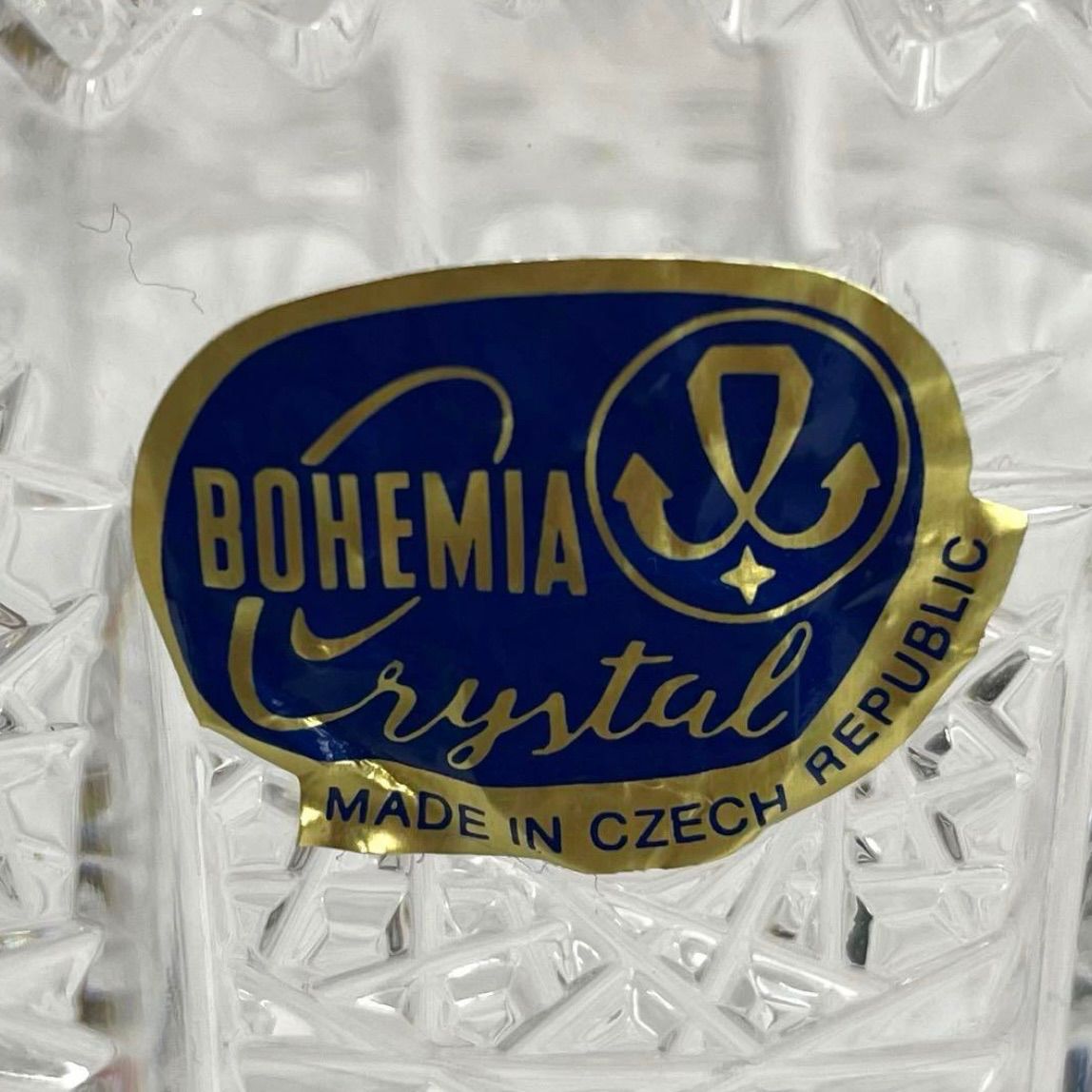 ディスカウント Bohemia glass ボヘミアグラス 箱付 クリスタル 花瓶