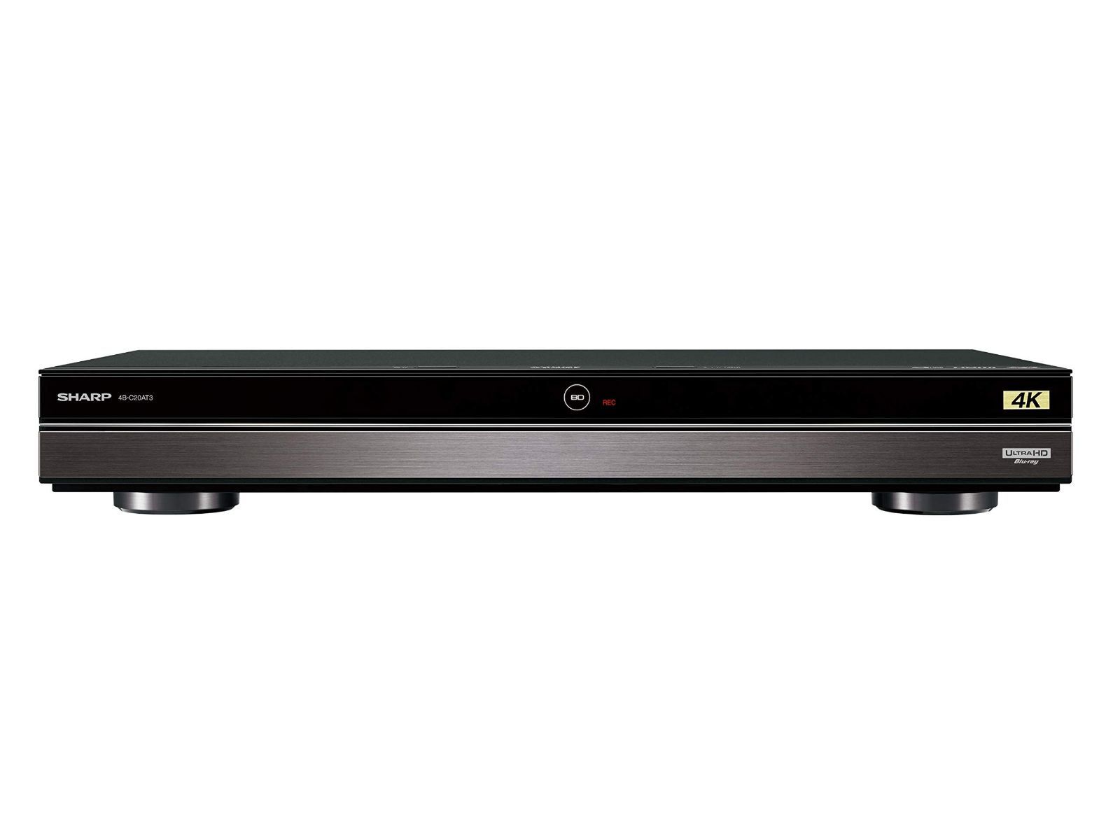 シャープ ブルーレイレコーダー 2TB 3チューナー 4Kチューナー内蔵 Ultla HDブルーレイ対応 AQUOS 4B-C20AT3