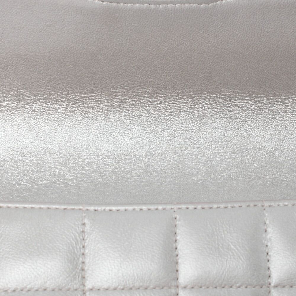 CHANEL シャネル チョコバー カメリア プッシュロック チェーンショルダー ラムスキン シルバー シルバー金具 レディース バッグ ショルダーバッグ レディース DECORATOM_COM_BR