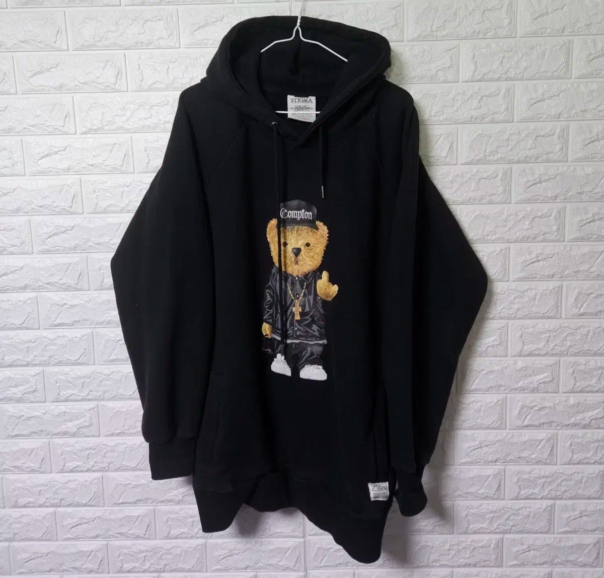 雷市場（ポンジャン）商品韓国直送】 スティグマ ロング フード付きT  