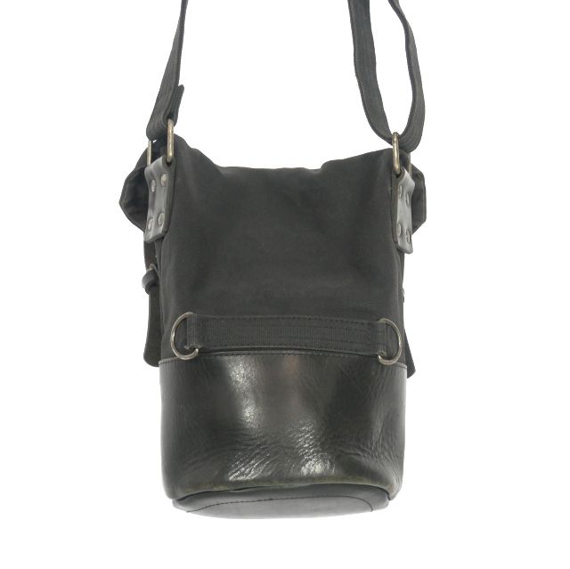 DRIES VAN NOTEN】レザーコンビショルダーバッグ