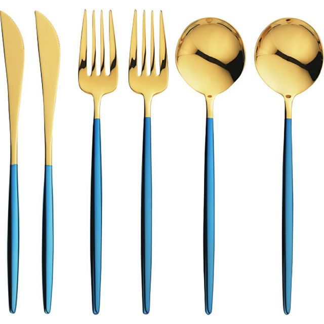 ヤマコ カトラリーセット オリジナル 金彩 ディナーセット〈24本セット